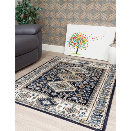 Aziza Katana Navy Rug - Buy Furniture Online | Modern Furniture USA & Gulf