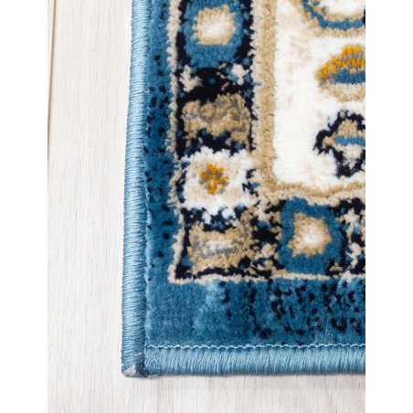 Aziza Medallion Blue Rug - Buy Furniture Online | Modern Furniture USA & Gulf