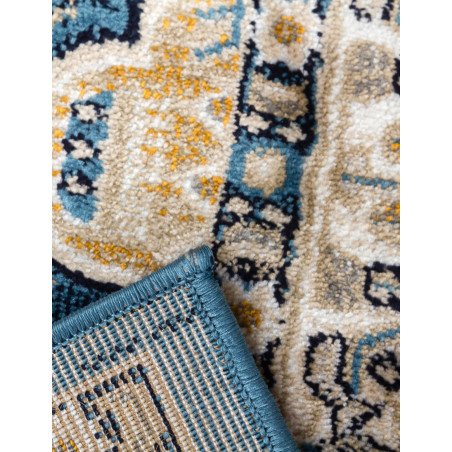 Aziza Medallion Blue Rug - Buy Furniture Online | Modern Furniture USA & Gulf