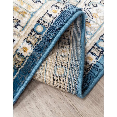 Aziza Medallion Blue Rug - Buy Furniture Online | Modern Furniture USA & Gulf