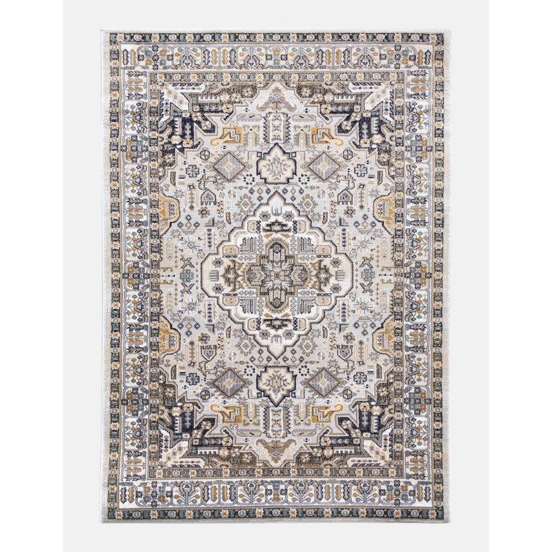 Aziza Medallion Grey Rug - Buy Furniture Online | Modern Furniture USA & Gulf