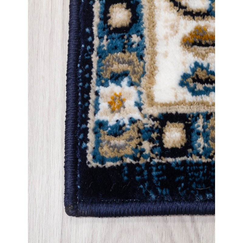 Aziza Medallion Navy Rug - Buy Furniture Online | Modern Furniture USA & Gulf