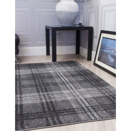 Glendale Grey/Black Rug - Buy Furniture Online | Modern Furniture USA & Gulf
