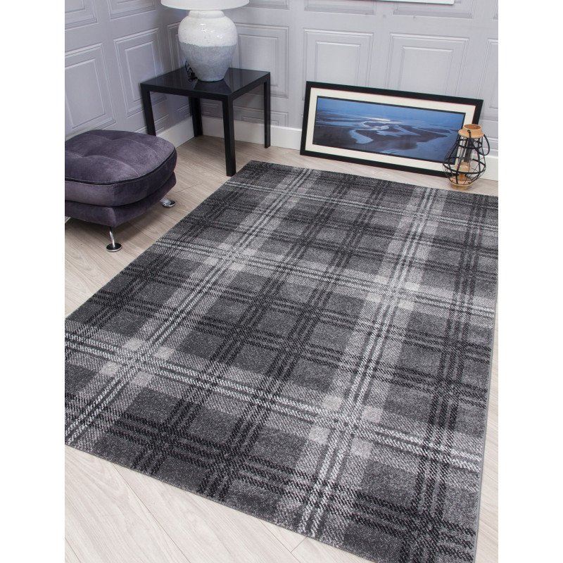 Glendale Grey/Black Rug - Buy Furniture Online | Modern Furniture USA & Gulf