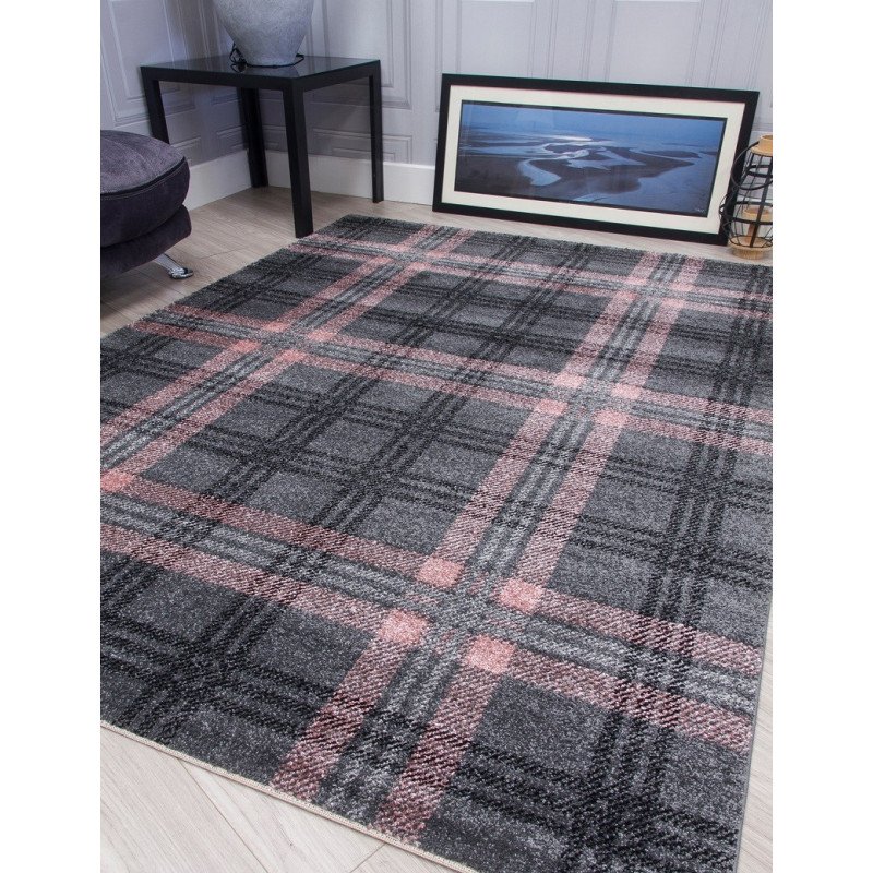 Glendale Grey/Pink Rug - Buy Furniture Online | Modern Furniture USA & Gulf