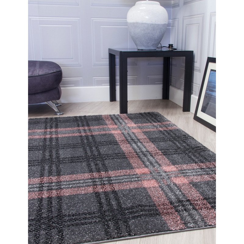 Glendale Grey/Pink Rug - Buy Furniture Online | Modern Furniture USA & Gulf