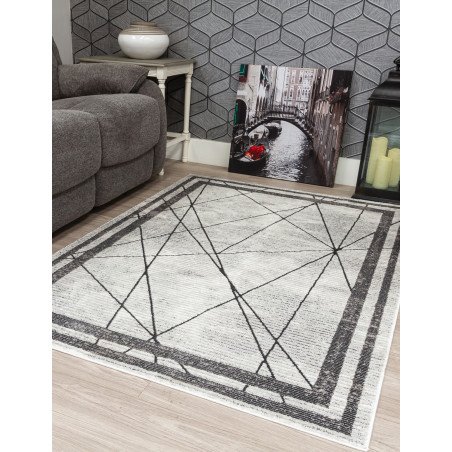 Glitz Art Deco Grey Rug - Buy Furniture Online | Modern Furniture USA & Gulf