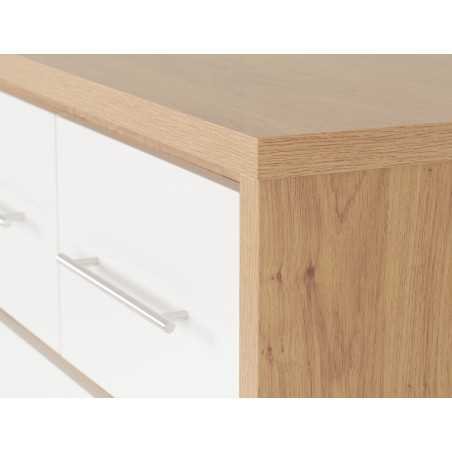 Seville 3+2 Drawer Chest - Buy Chest of Drawers Online | Modern Furniture USA & Gulf