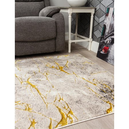 Glitz Marble Ochre Rug - Buy Furniture Online | Modern Furniture USA & Gulf