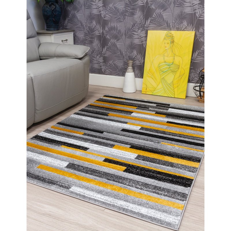 Samba Levels Ochre Rug - Buy Furniture Online | Modern Furniture USA & Gulf
