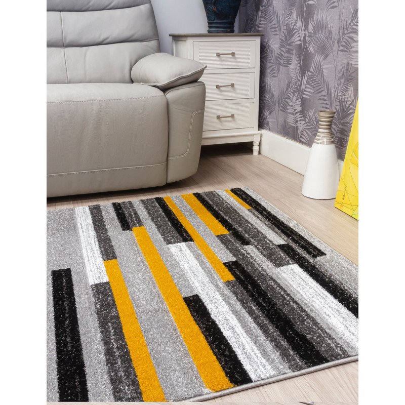 Samba Levels Ochre Rug - Buy Furniture Online | Modern Furniture USA & Gulf