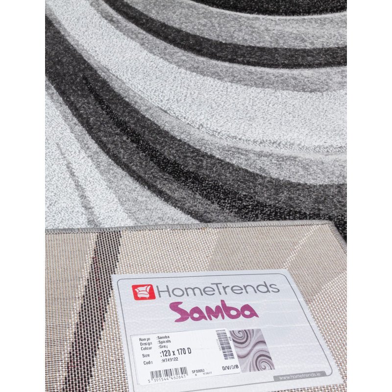 Samba Spirals Grey Rug - Buy Furniture Online | Modern Furniture USA & Gulf