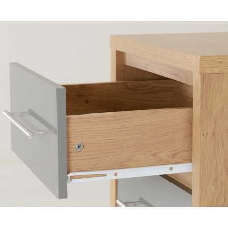 Seville 5 Drawer Narrow Chest - Buy Chest of Drawers Online | Modern Furniture USA & Gulf