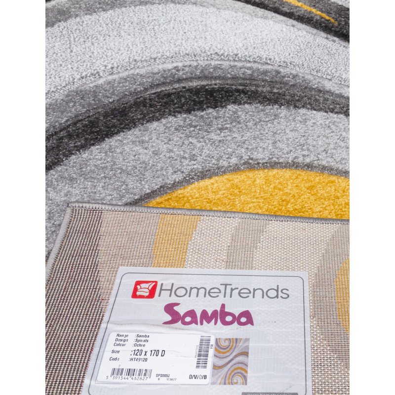 Samba Spirals Ochre Rug - Buy Furniture Online | Modern Furniture USA & Gulf