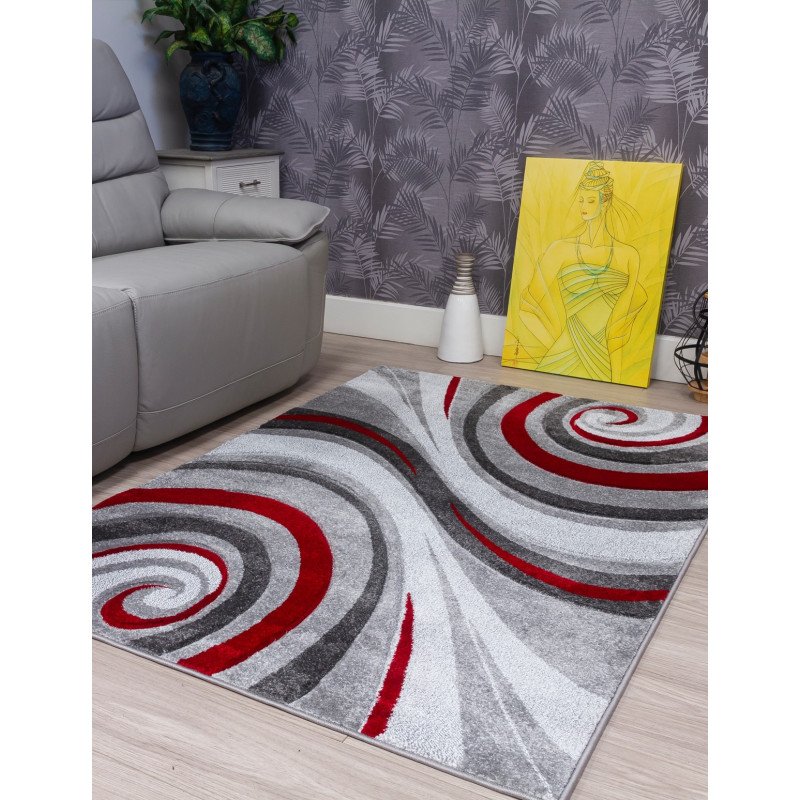 Samba Spirals Red Rug - Buy Furniture Online | Modern Furniture USA & Gulf