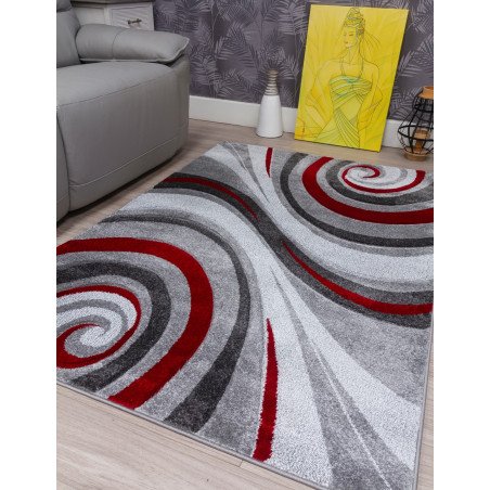 Samba Spirals Red Rug - Buy Furniture Online | Modern Furniture USA & Gulf