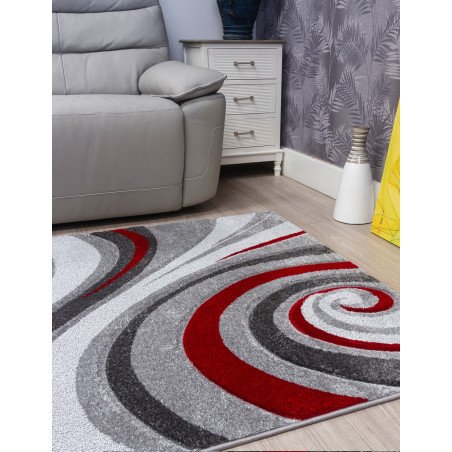 Samba Spirals Red Rug - Buy Furniture Online | Modern Furniture USA & Gulf