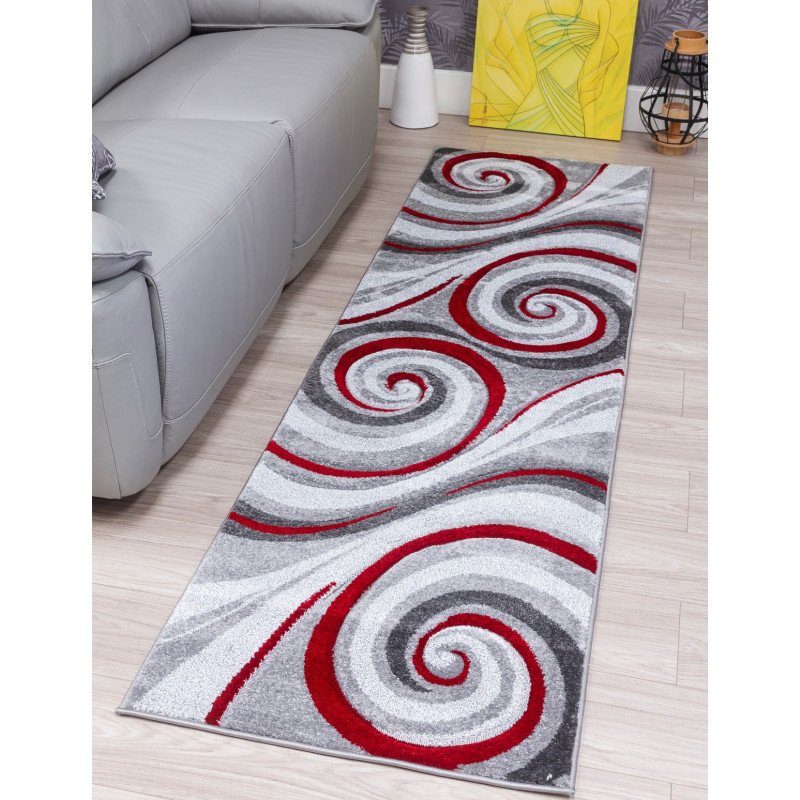Samba Spirals Red Rug - Buy Furniture Online | Modern Furniture USA & Gulf