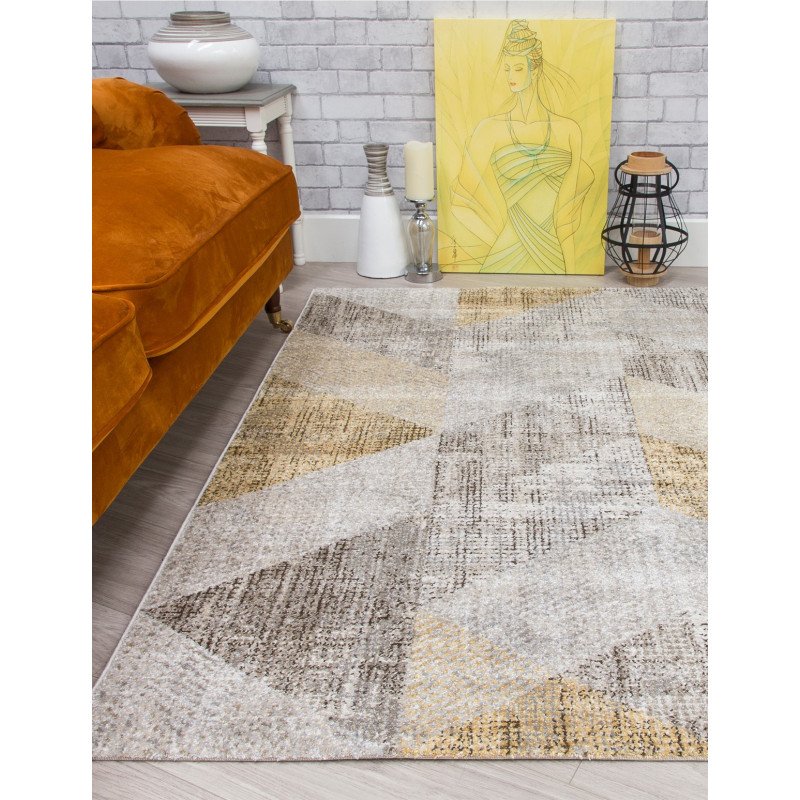 Sarina Genesis Ochre Rug - Buy Furniture Online | Modern Furniture USA & Gulf