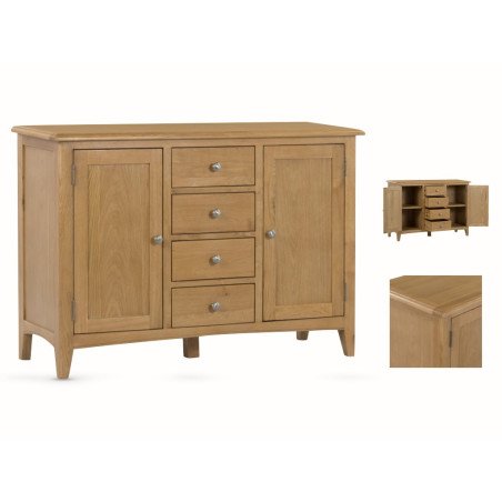 Kilkenny 4 Drawer Sideboard - Buy Furniture Online | Modern Furniture USA & Gulf