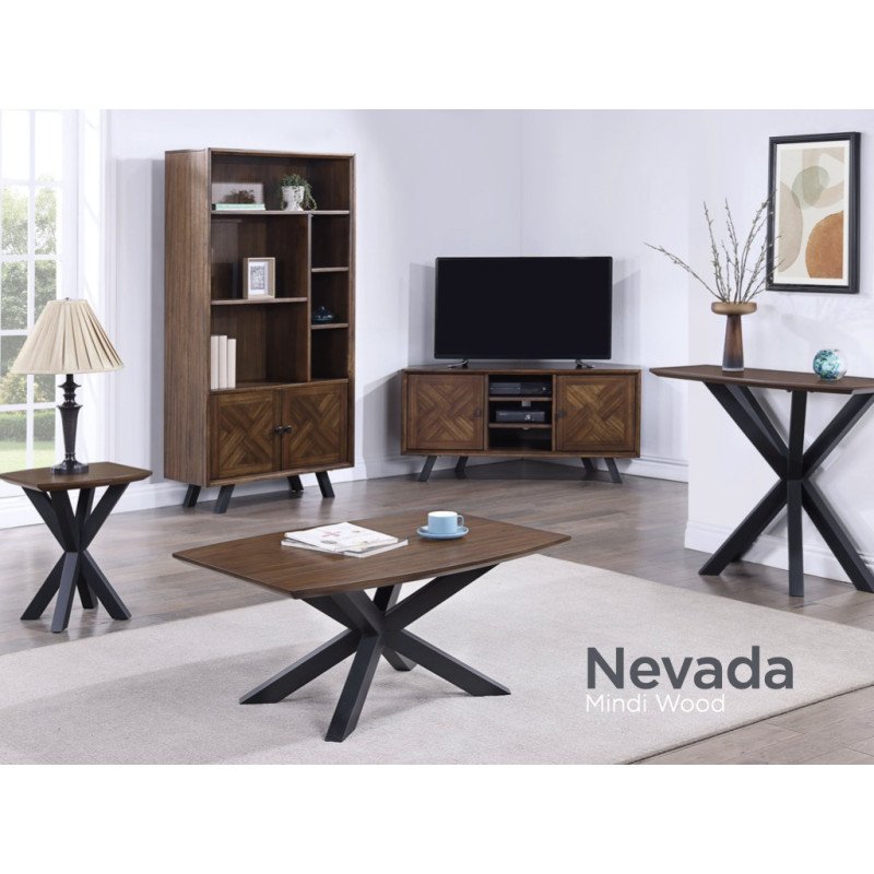 Nevada Large 2 Door Bookcase - Buy Furniture Online | Modern Furniture USA & Gulf