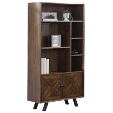 Nevada Large 2 Door Bookcase - Buy Furniture Online | Modern Furniture USA & Gulf