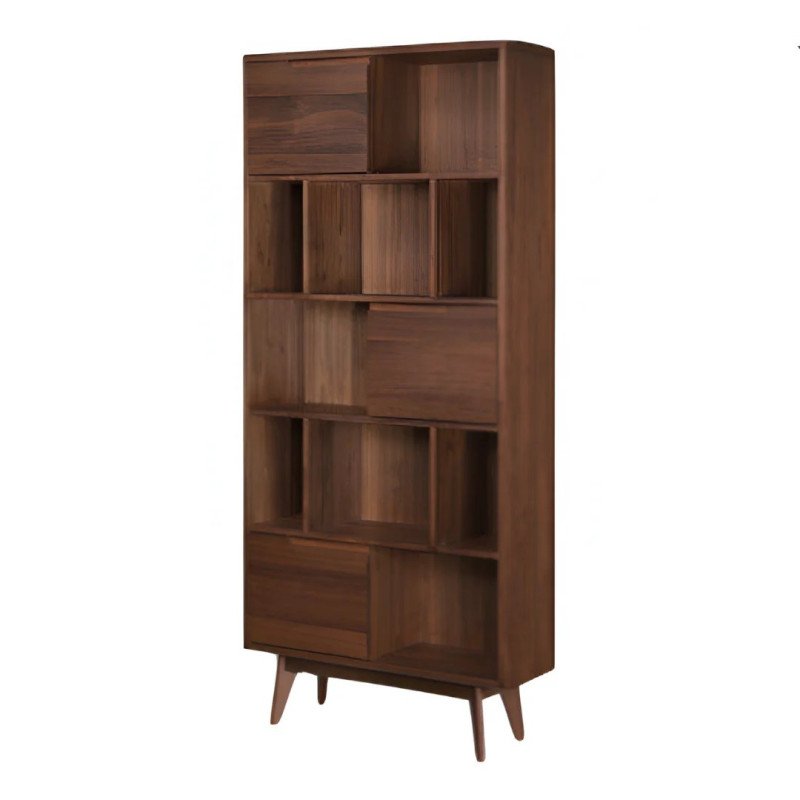 Carrington Large Double Bookcase - Buy Furniture Online | Modern Furniture USA & Gulf