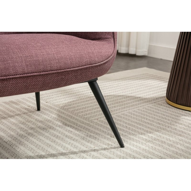 Katelyn Accent Chair with Stool - Buy Furniture Online | Modern Furniture USA & Gulf