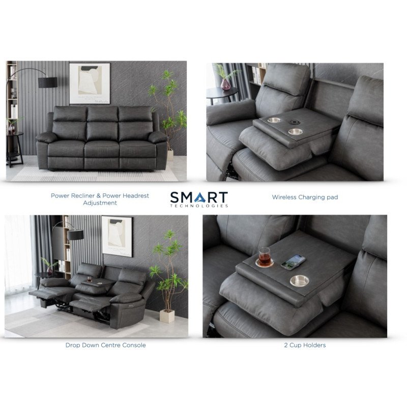 Huntington 2+1+1 Seater With Console Sofa Set - Buy Furniture Online | Modern Furniture USA & Gulf