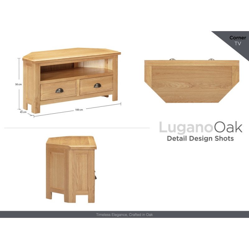 Lugano Corner TV Unit - Buy Furniture Online | Modern Furniture USA & Gulf