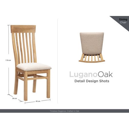 Lugano Slatted Dining Chair - Buy Furniture Online | Modern Furniture USA & Gulf