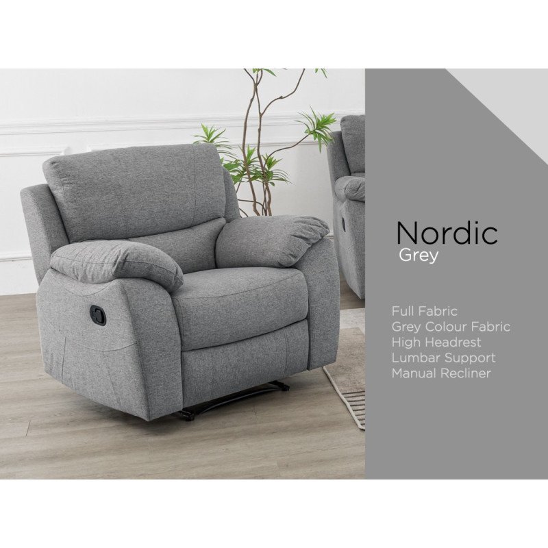Nordic Reclining Armchair - Buy Furniture Online | Modern Furniture USA & Gulf