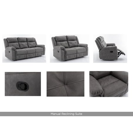 Berkeley 3 Seater Recliner Sofa - Buy Furniture Online | Modern Furniture USA & Gulf