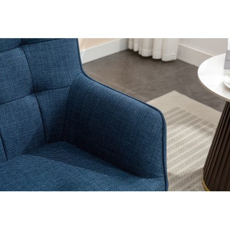 Katelyn Accent Chair with Stool - Buy Furniture Online | Modern Furniture USA & Gulf