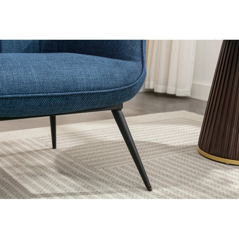 Katelyn Accent Chair with Stool - Buy Furniture Online | Modern Furniture USA & Gulf