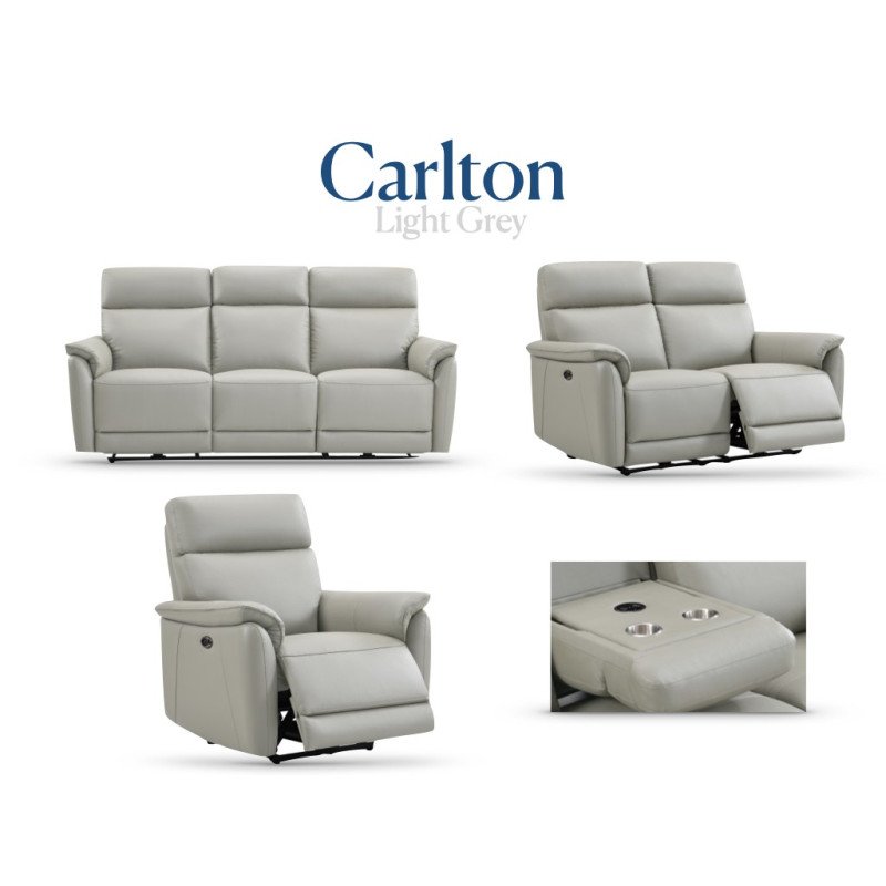 Carlton Electric Recliner 2 Seater Sofa - Buy Furniture Online | Modern Furniture USA & Gulf