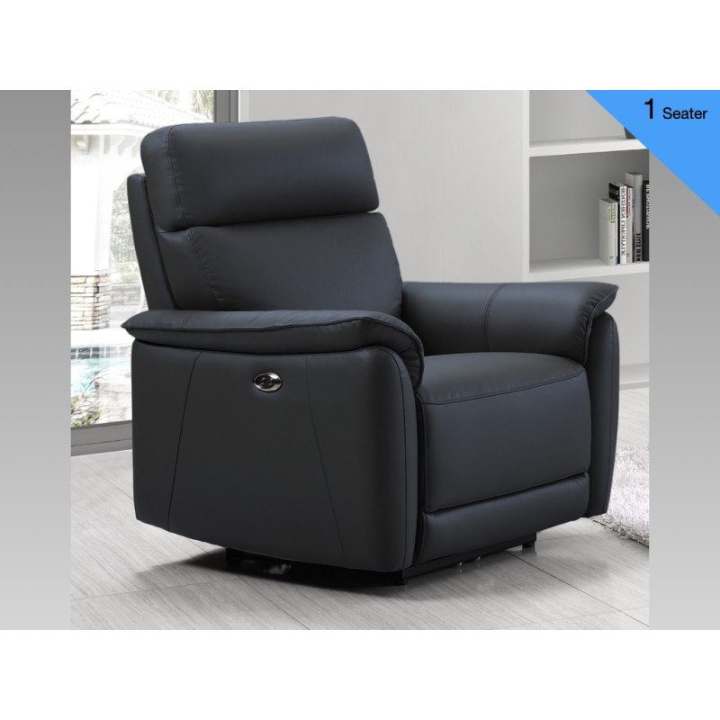 Carlton Electric Recliner 3+1+1 Sofa Set - Buy Furniture Online | Modern Furniture USA & Gulf