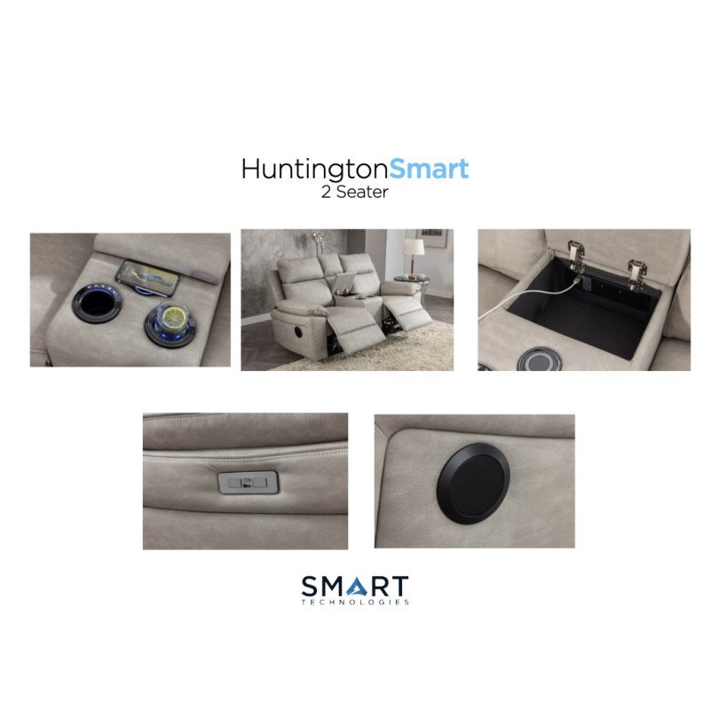 Huntington 2 Seater Electric Recliner Sofa - Buy Furniture Online | Modern Furniture USA & Gulf