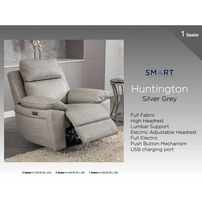 Huntington Electric Recliner Armchair - Buy Furniture Online | Modern Furniture USA & Gulf