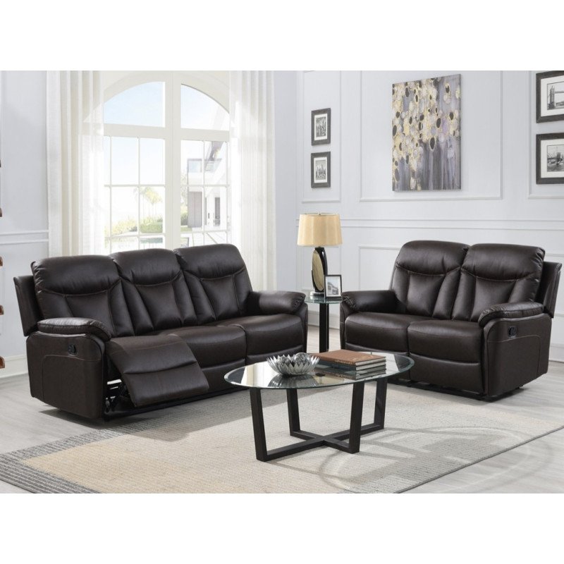 Vermont 3+2 Recliner Sofa Set - Buy Furniture Online | Modern Furniture USA & Gulf