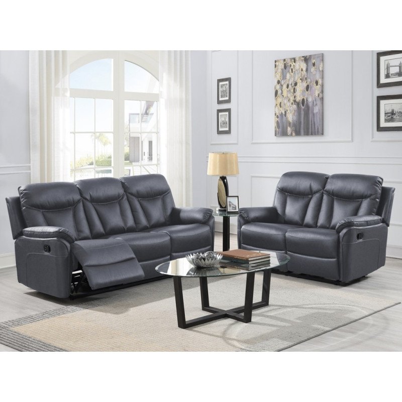 Vermont 3+2 Recliner Sofa Set - Buy Furniture Online | Modern Furniture USA & Gulf