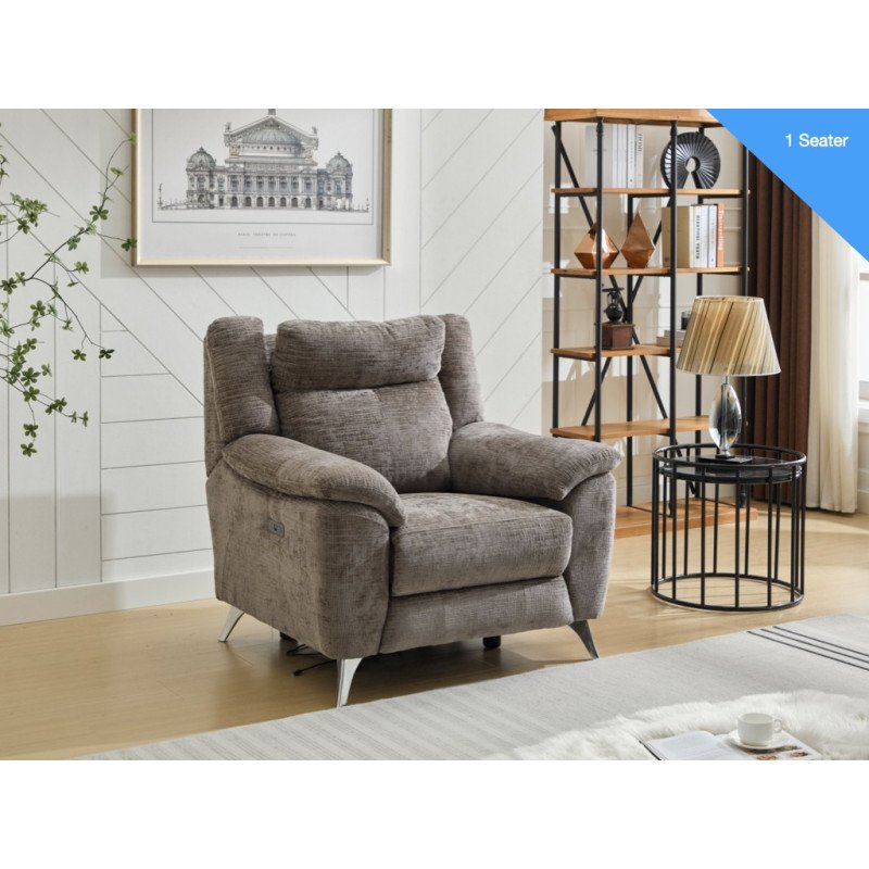 Monroe Electric Recliner 3+1+1 Sofa Set - Buy Furniture Online | Modern Furniture USA & Gulf