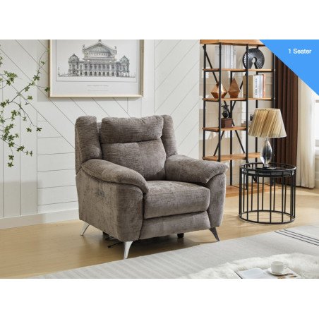 Monroe Electric Recliner 3+1+1 Sofa Set - Buy Furniture Online | Modern Furniture USA & Gulf