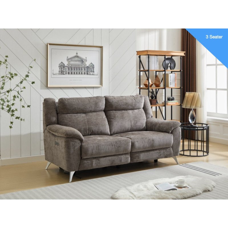 Monroe Electric Recliner 3+2 Sofa Set - Buy Furniture Online | Modern Furniture USA & Gulf