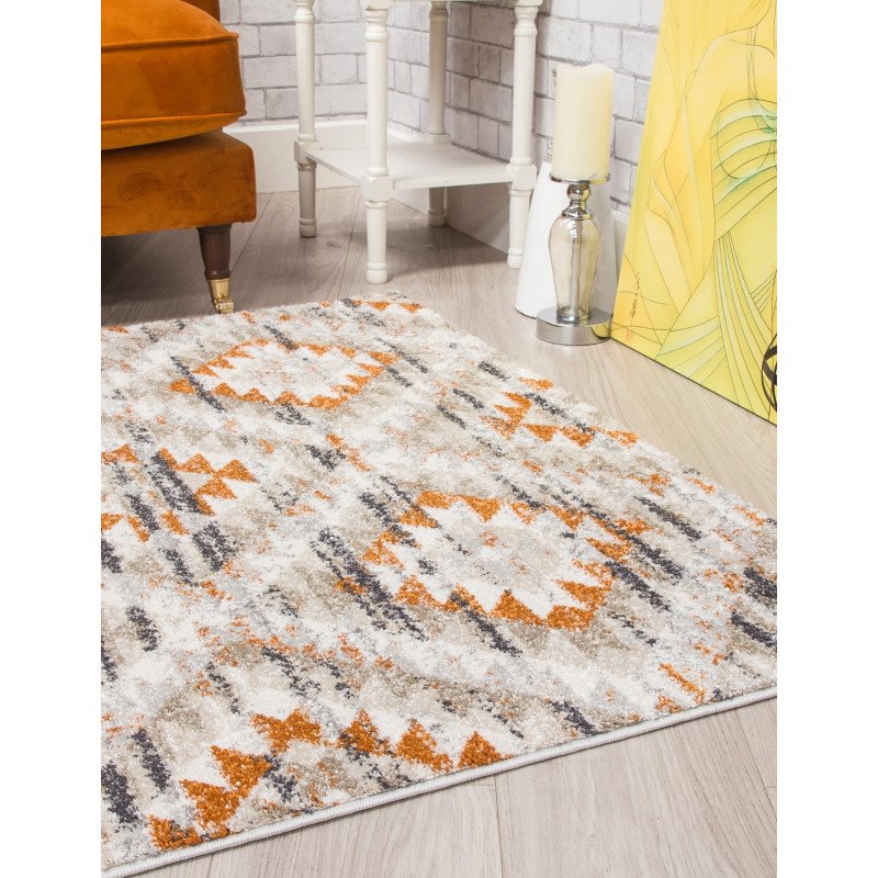 Ardenne Azteca Pumpkin Rug - Buy Furniture Online | Modern Furniture USA & Gulf