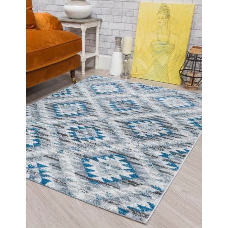 Ardenne Azteca Blue Rug - Buy Furniture Online | Modern Furniture USA & Gulf