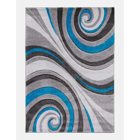 Samba Spirals Teal Rugs - Buy Furniture Online | Modern Furniture USA & Gulf