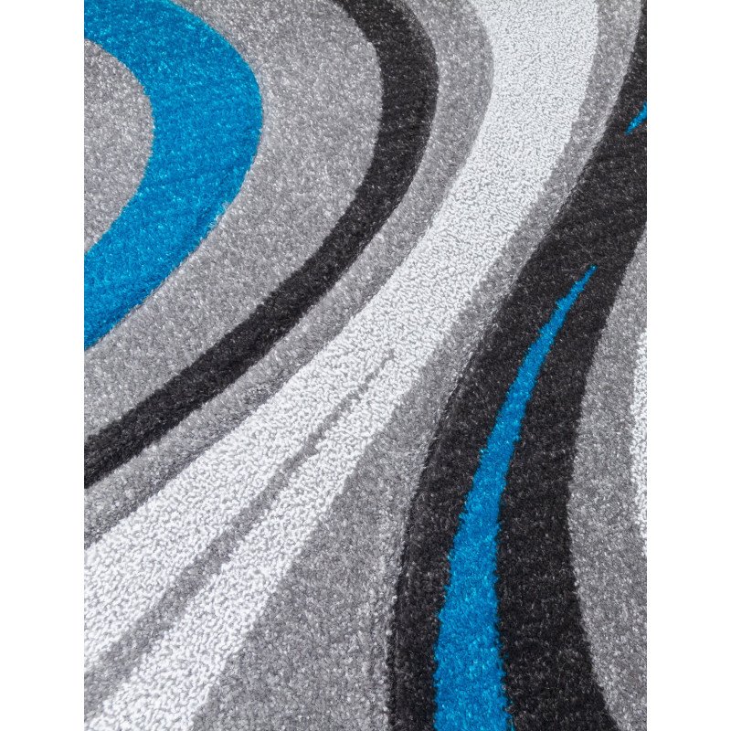 Samba Spirals Teal Rugs - Buy Furniture Online | Modern Furniture USA & Gulf