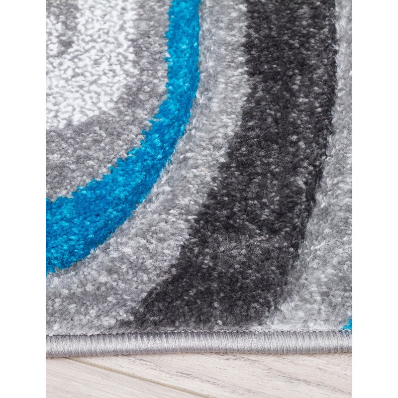 Samba Spirals Teal Rugs - Buy Furniture Online | Modern Furniture USA & Gulf