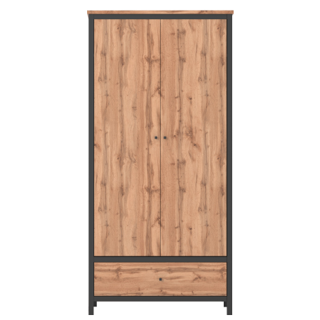 Leela 2 Door Wardrobe - Buy Wardrobe Online | Modern Furniture USA & Gulf